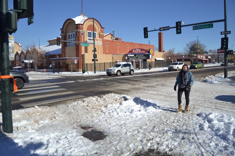 Cars don't need all the space that's currently reserved for them at Colfax and Clarkson. Photo: David Sachs