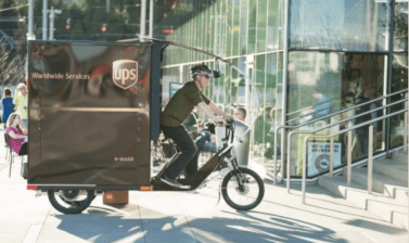 Deliveries by e-trike: Now happening in Portland. Photo: Bike Portland