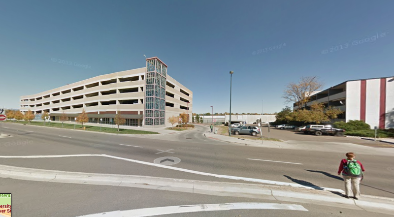 University Station, where car storage is king. Image: Google Maps