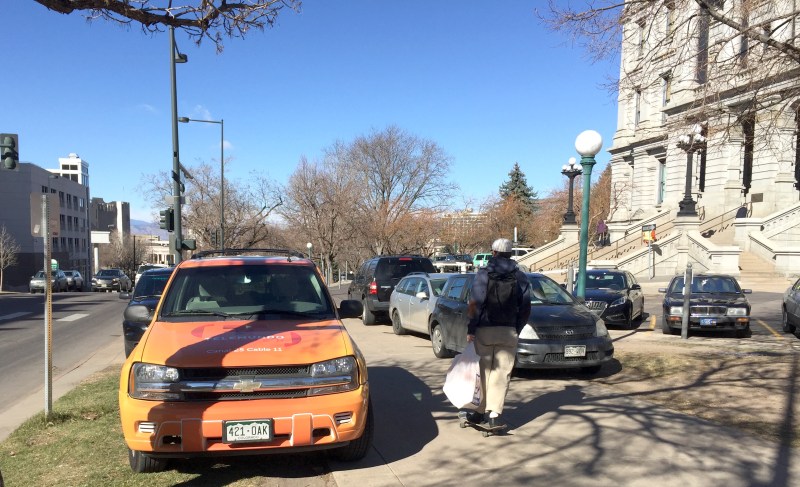 Motorists have carte blanche at the Capitol, inside and out. Photo: David Sachs