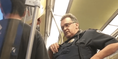 "Are you here illegally?" is not a question that Twin Cities transit police are supposed to ask. Image: Ricardo Levins Morales/Facebook