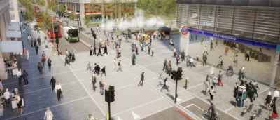 For London's mayor, reconfiguring streets for people is an essential goal, not a frill. Image: Mayor's Draft Transport Strategy