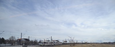 You can't blame low ridership on bad marketing when there's no one around to ride the R Line. Photo: David Sachs