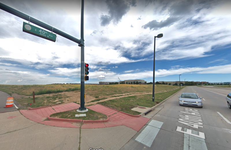 What if I told you this dirtwalk and vacant land was one block from the Gateway Park RTD station? It is. Image: Google MapsGoogle Maps