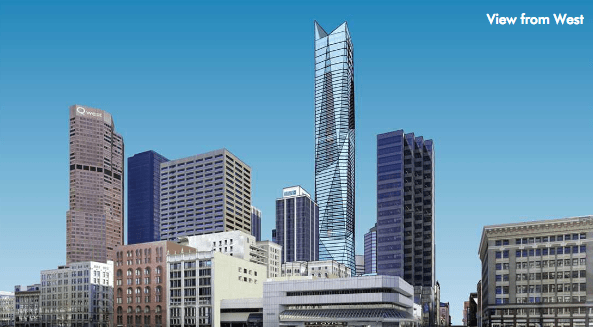 A rendering of 650 17th St. Image: Davis Partnership Architects