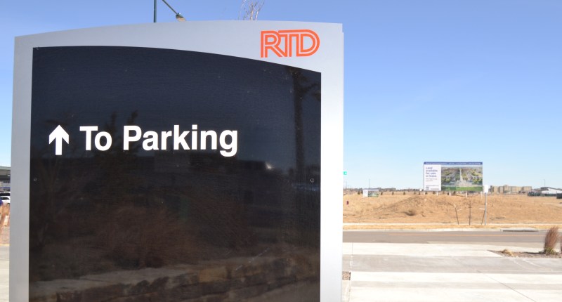 The blank slate at 61st and Peña Station. Photo: David Sachs