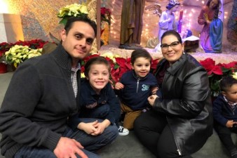 Luis Ordonez-Gamez and his family. Photo:  GoFundMe