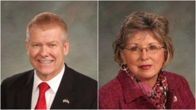 Senator Tim Neville and Representative Kimmi Lewis.