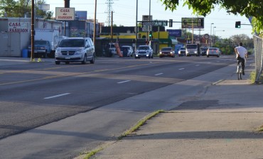 Clearly, the cyclists in this town have gone too far. Photo: David Sachs