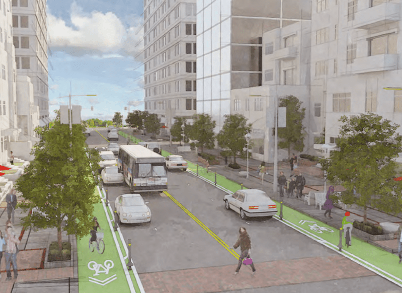 A downtown street typology, according to the new Blueprint land use and transportation plan. Image: City and County of Denver